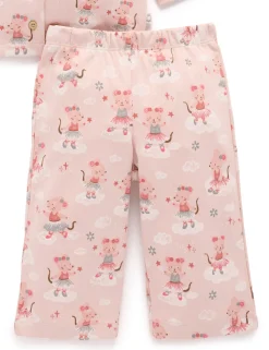 Ballet Dreams Thick Button Up PJ Set