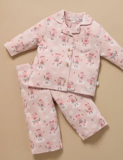 Ballet Dreams Thick Button Up PJ Set