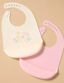 Blossom 2 Pack Silicone Bib