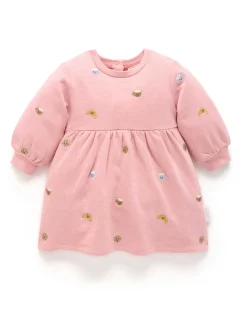 Brunch Embroidered Fleece Dress