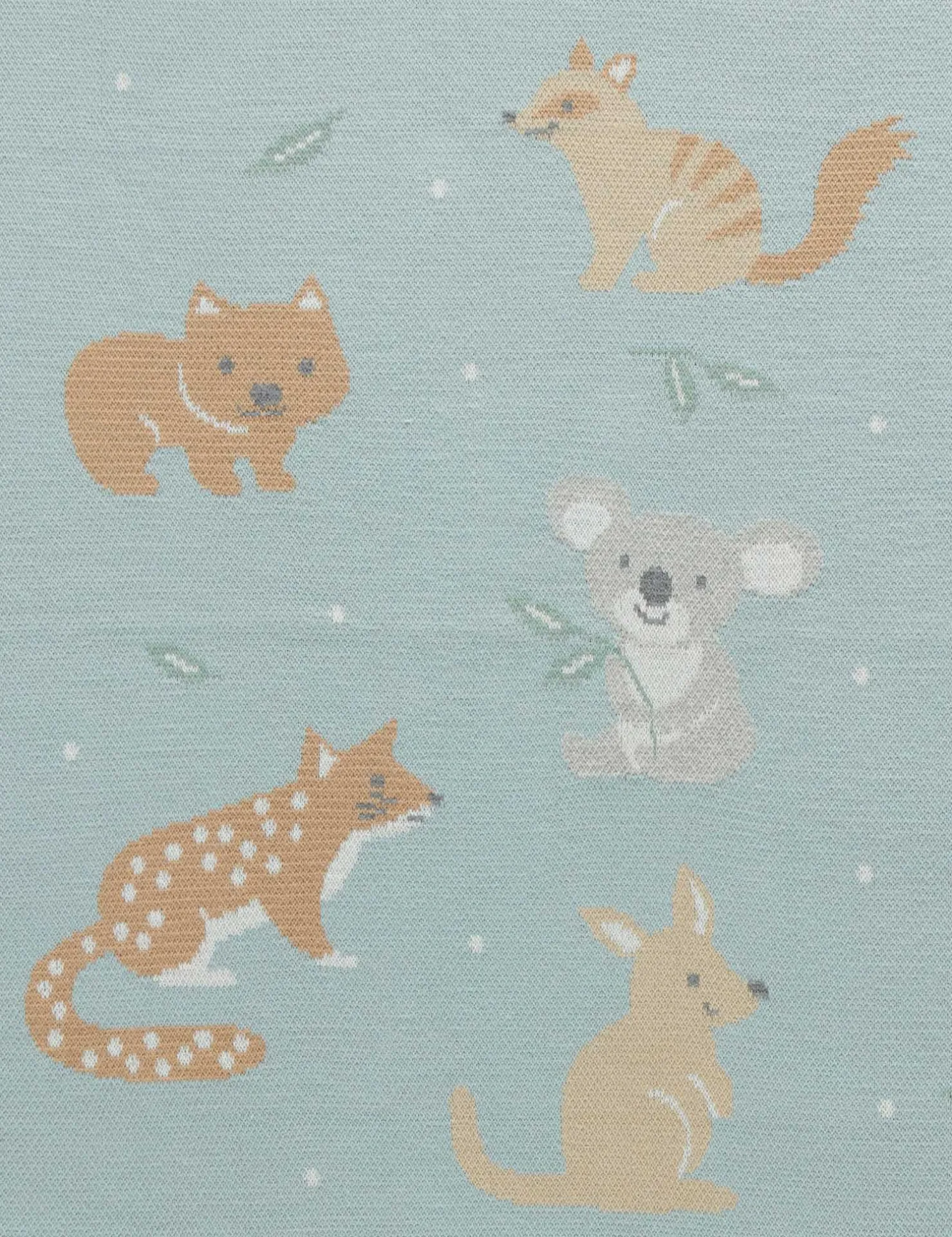 Bush Babies Jacquard Blanket