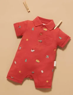 Christmas Polo Growsuit