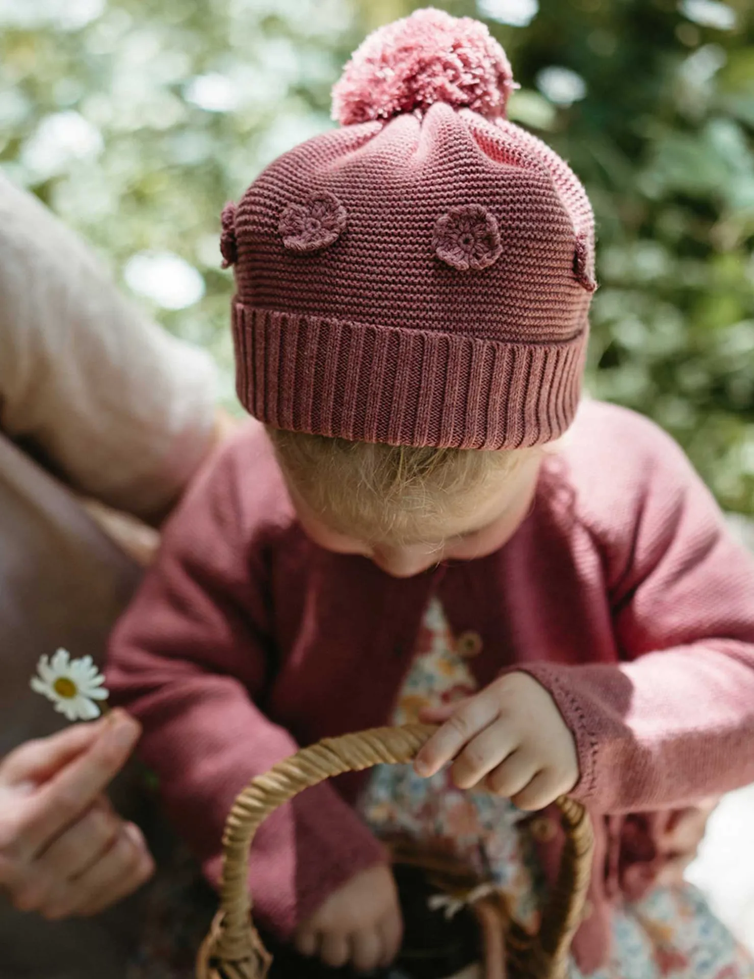 Crochet Flower Beanie