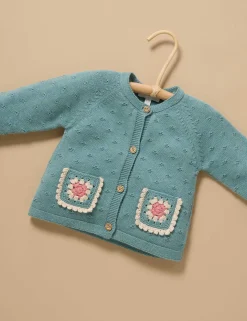 Crochet Pocket Cardigan