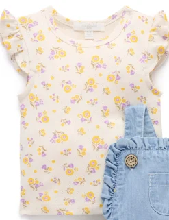 Daisy Broderie Overall Set