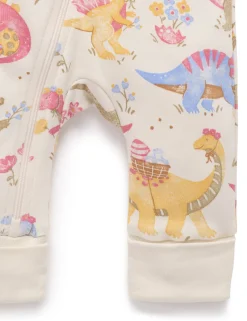 Dino Gather Easter Pyjama Growsuit