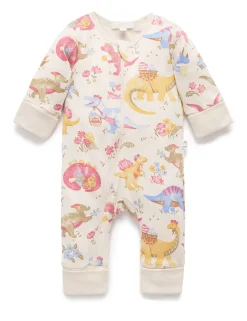 Dino Gather Easter Pyjama Growsuit