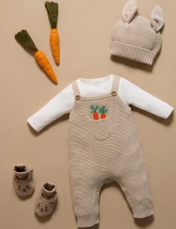 Easter Knitted Overalls