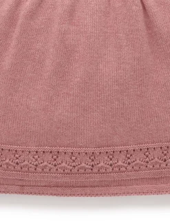 Embroidered Knitted Dress