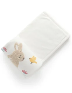 Embroidered Lined Blanket
