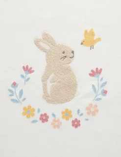 Embroidered Lined Blanket