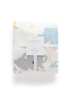 Embroidered Lined Blanket