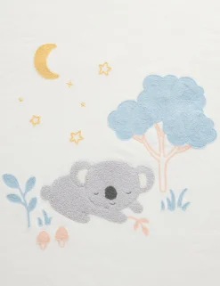 Embroidered Lined Blanket