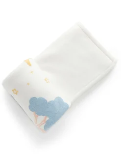 Embroidered Lined Blanket