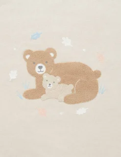 Embroidered Lined Blanket