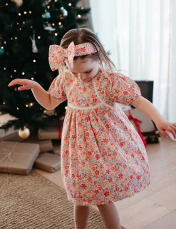 Festive Floral Dress