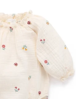 Forest Embroidered Bodysuit