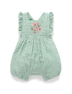 Frida Gingham Romper