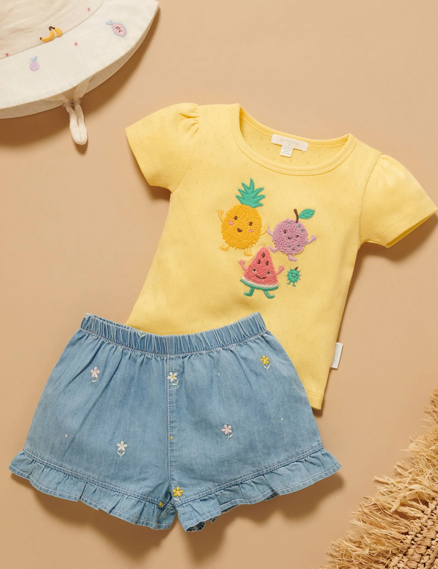 Fruity Pointelle Tee