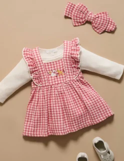 Gingham Bow Headband