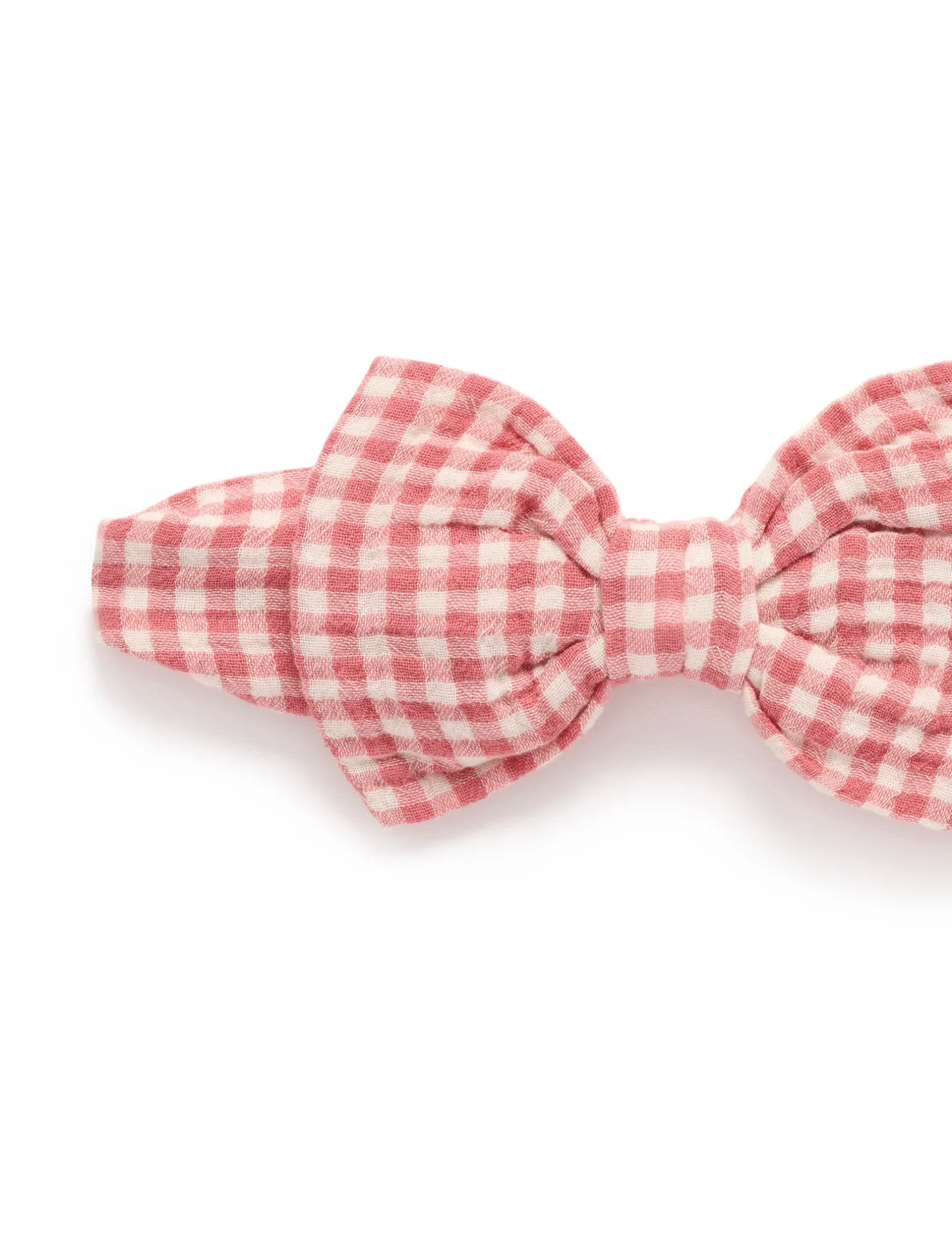 Gingham Bow Headband