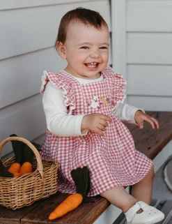 Gingham Pinnie Set