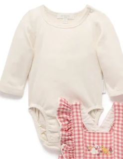 Gingham Pinnie Set