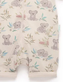 Koala Gum Leaf Short Growsuit