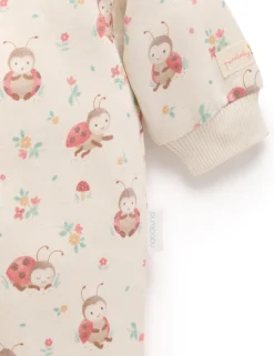 Ladybird Fleece Track Growsuit