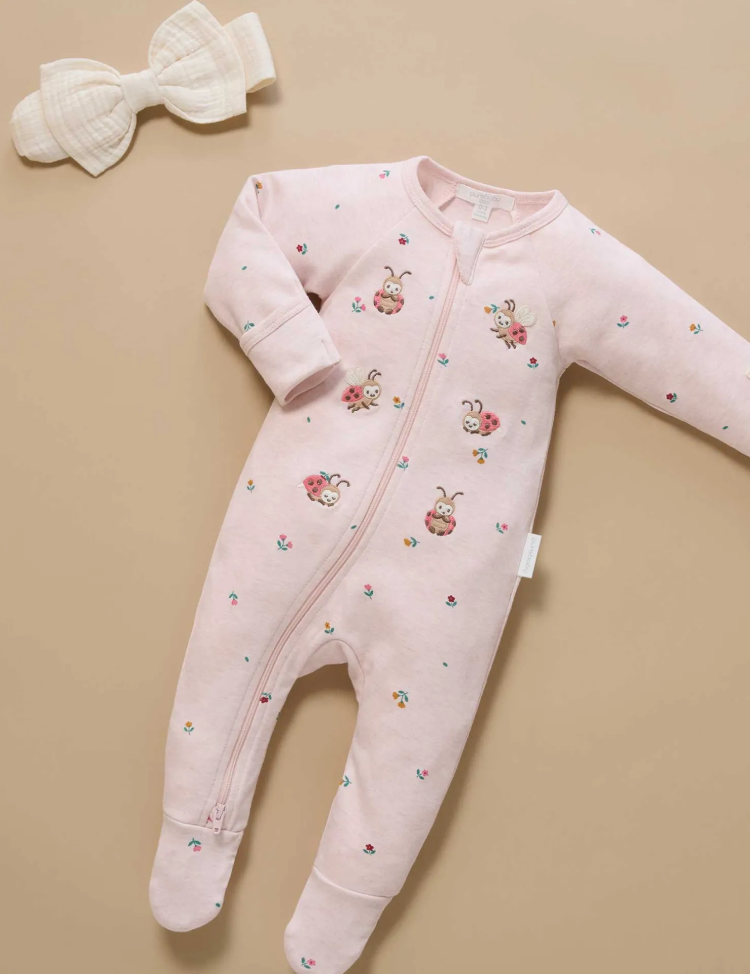 Ladybird Thick Zip Growsuit