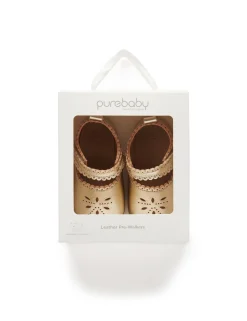 Leather Eyelet Mary Janes