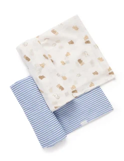 Little Bear 2 Pack Muslin Wrap