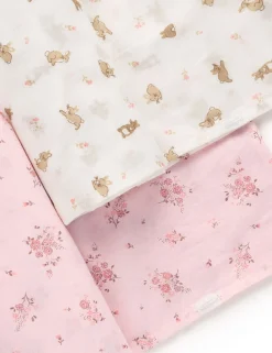 Little Bunny 2 Pack Muslin Wrap