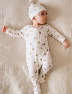 Little Bunny 2 Pack Zip Growsuit
