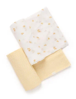 Little Ducky 2 Pack Muslin Wrap