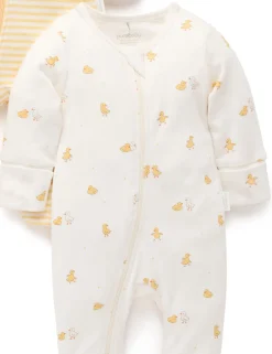 Little Ducky 2 Pack Zip Growsuit