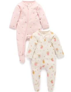 Little Fairies 2 Pack Zip Growsuit