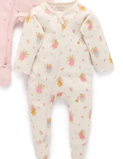 Little Fairies 2 Pack Zip Growsuit