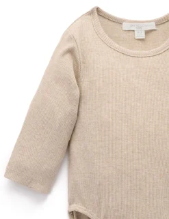 Long Sleeve Ribbed Bodysuit