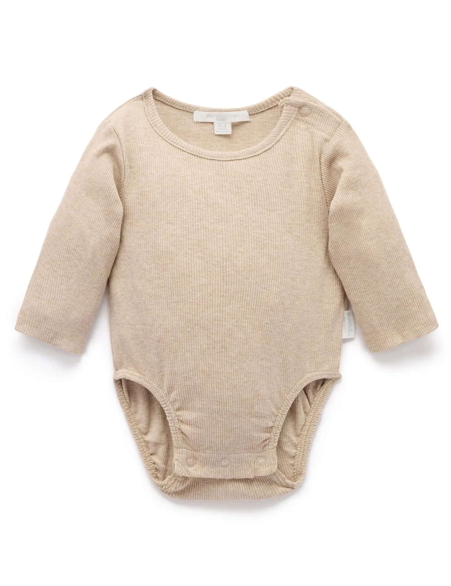 Long Sleeve Ribbed Bodysuit
