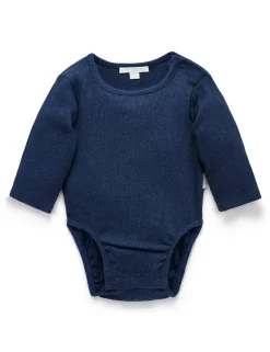 Long Sleeve Ribbed Bodysuit