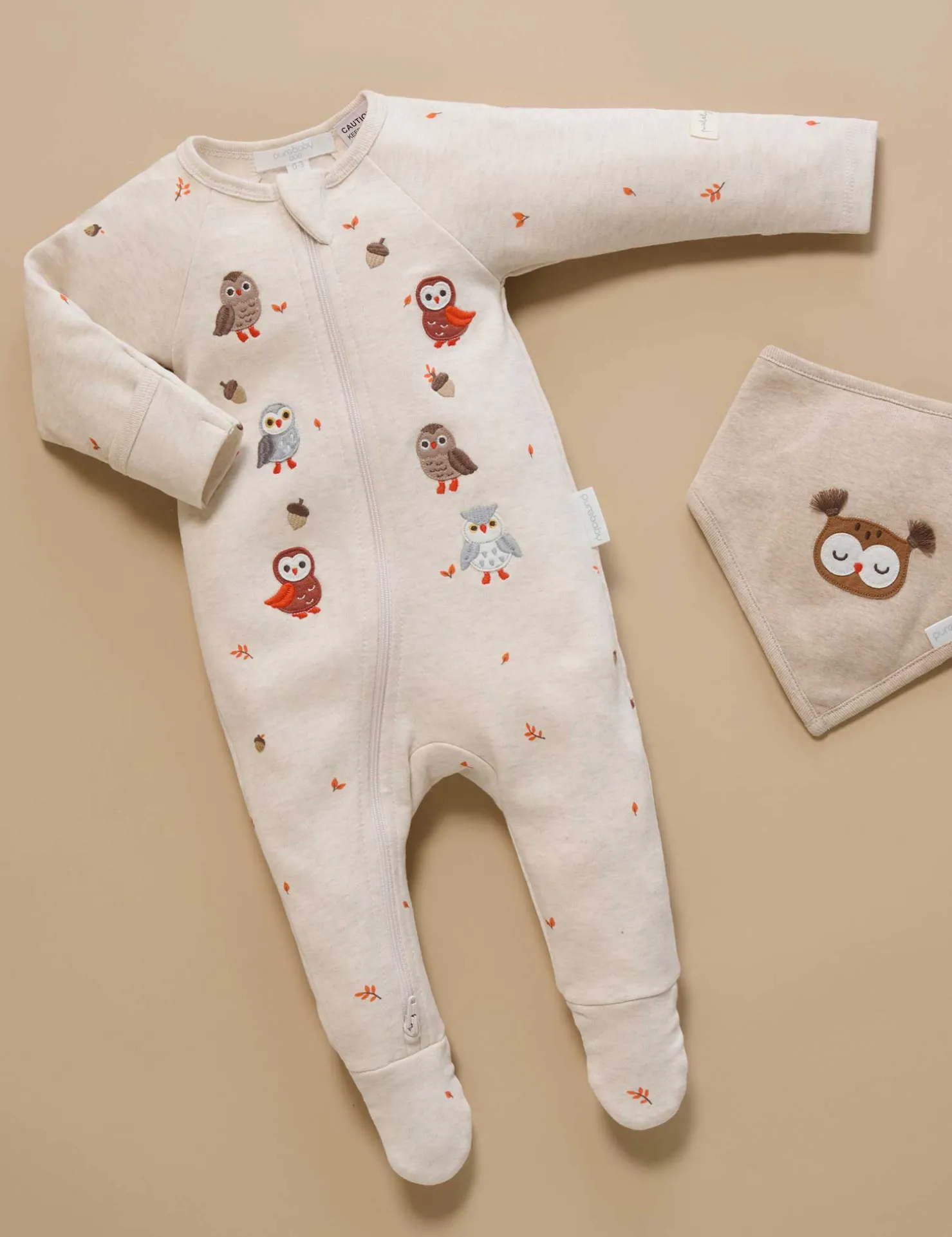 Owl Bandana Bib