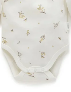 2 Pack Easy Neck Long Sleeve Bodysuit