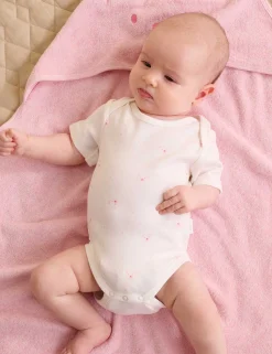 2 Pack Easy Neck Short Sleeve Bodysuit