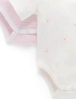 2 Pack Easy Neck Short Sleeve Bodysuit