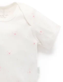 2 Pack Easy Neck Short Sleeve Bodysuit