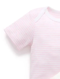 2 Pack Easy Neck Short Sleeve Bodysuit