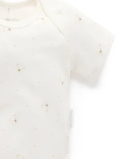 2 Pack Easy Neck Short Sleeve Bodysuit
