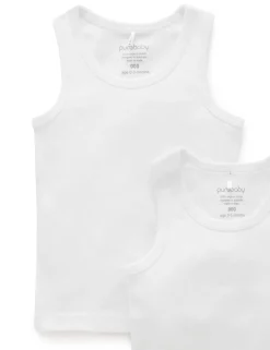 2 Pack Rib Singlet