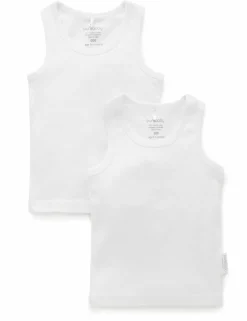 2 Pack Rib Singlet